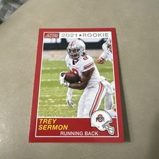 2021 Panini Chronicles Draft Picks Football Trey Sermon Rookie #55 49ers