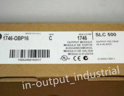 New Factory Sealed AB 1746-OBP16 / C SLC 500 Digital Output Module 1746OBP16
