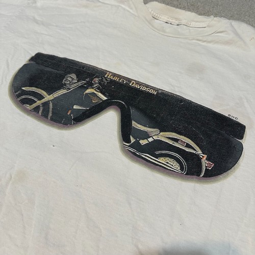 Vintage Harley Davidson Motorcycles Biker Graphic Print Cancun White Shirt XXL - Picture 2 of 8