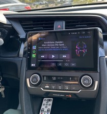 For Honda Civic 2016-2020 Android 13 Carplay Car Radio GPS Navi BT WIFI  Camera