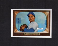 #195 ERV PALICA, 1955 Brooklyn Dodgers | 1995 Topps Archive #134~1955 Bowman