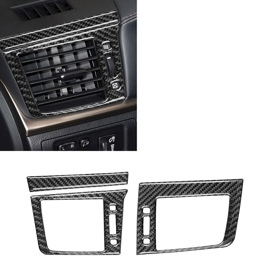 Juego completo de 24 piezas de cubierta interior de fibra de carbono para Lexus CT200h 2011-2017 Foto 4 de 4