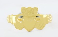 CLADDAGH RING 14K YELLOW GOLD - New With Tag in Box
