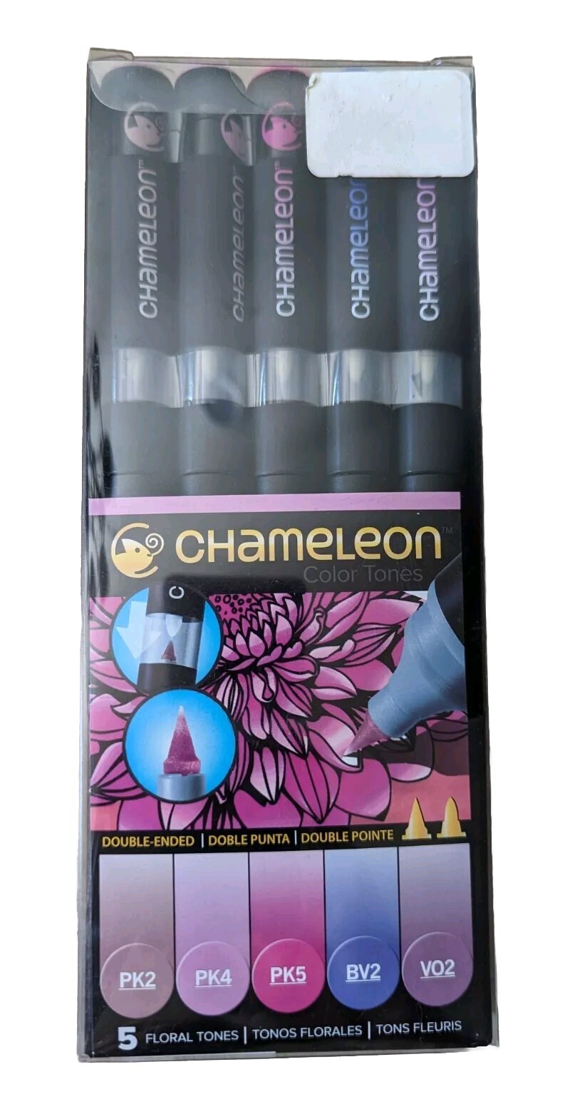 Chameleon 5 Pen Floral Tones Set CT0512 Color Tones Markers