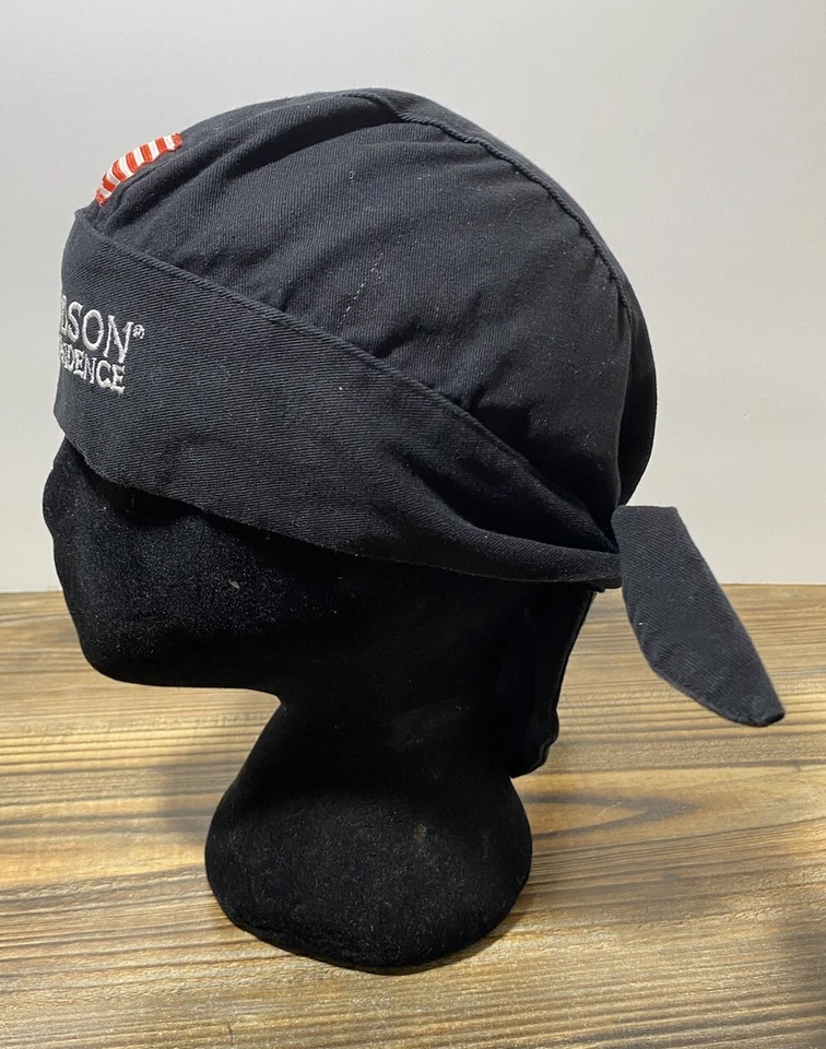 HARLEY DAVIDSON MOTOCICLETA EE. UU. Bandera Escudo Bordado Calavera Gorra Envoltura Corbata Foto 4 de 4