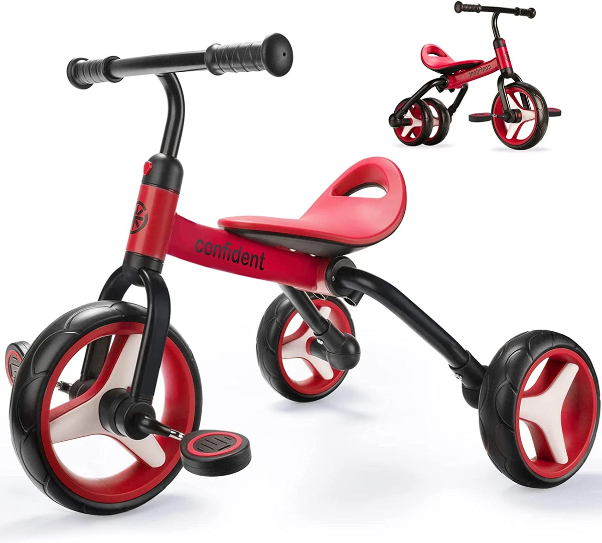 XIAPIA 4 in 1 Tricycle for Toddler Age 2 5 Folding Toddler