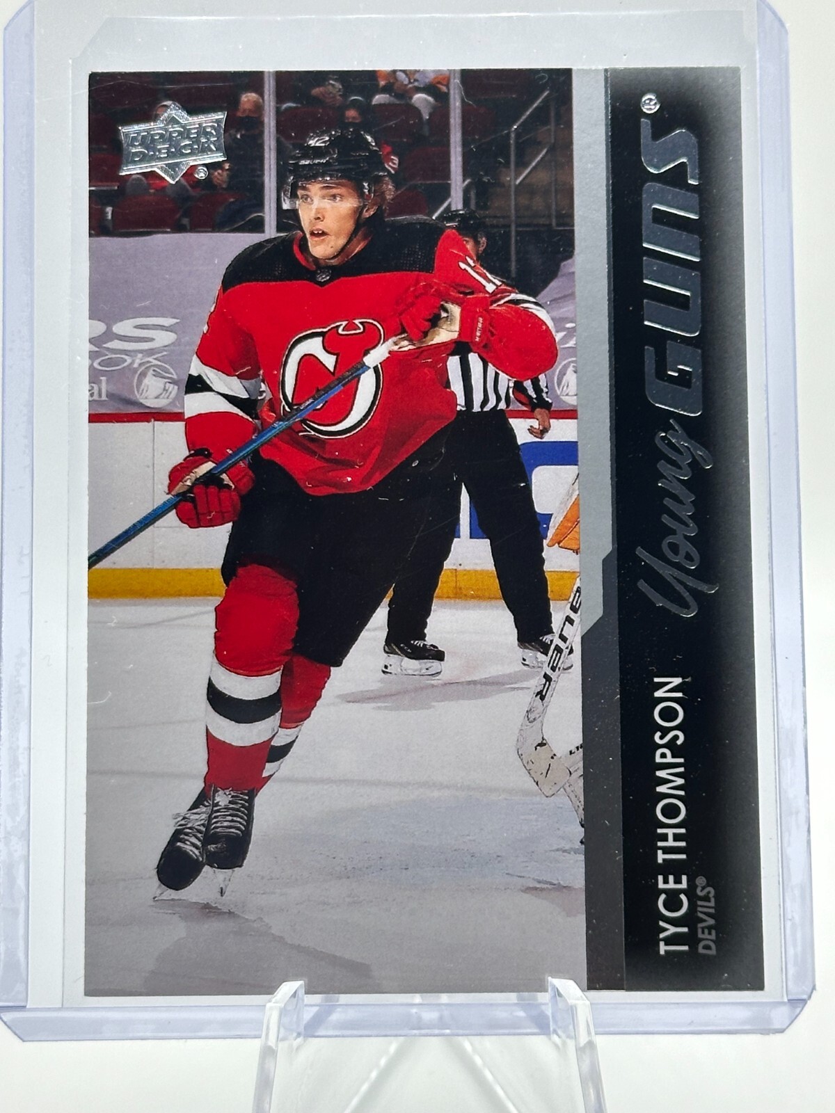2021-22 Upper Deck Series 1 Hockey Tyce Thompson Young Guns #239 Devils
