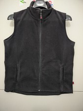 Woolrich Vest Womens L Black Full Zip Fleece Mock Outdoor Hiking Pockets Solid