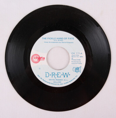 RARE Fickle Had of Fate / You're My Life by D.R.E.W., Nashville, 7'' 45rpm NM