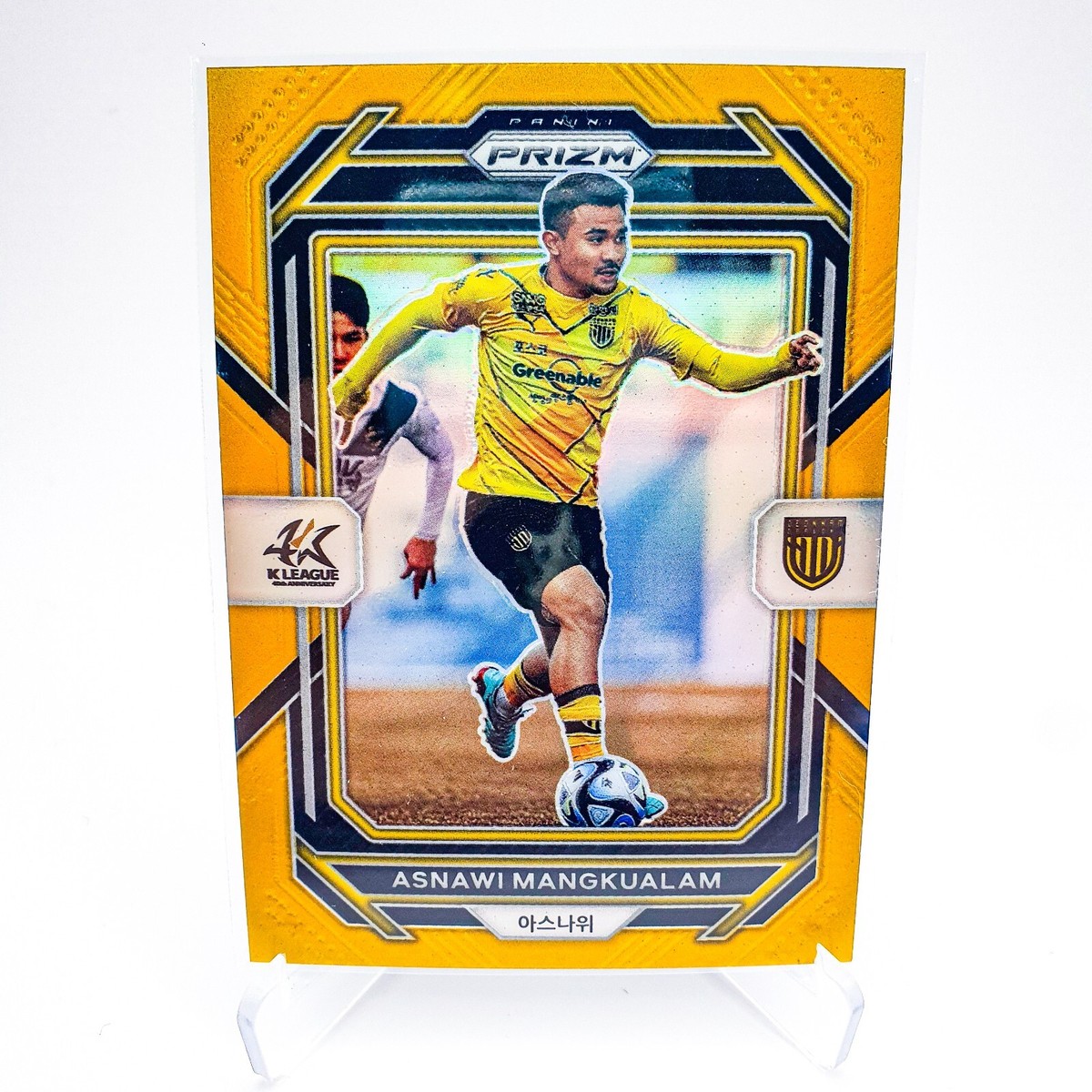 2023 Panini Prizm K-League 'Asnawi Mangkualam Bahar' GOLD PRIZM 2