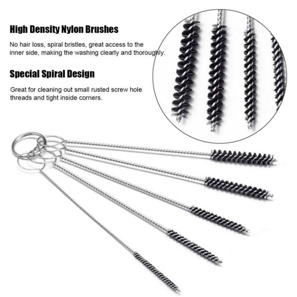 Juego de herramientas kit de limpieza para quitar chorro de suciedad de carbono carburador de piezas de motocicleta Foto 3 de 4