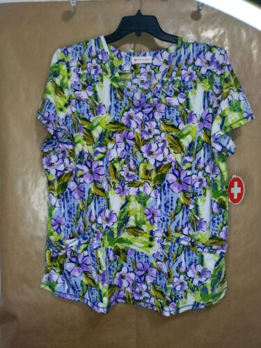 White Cross Damen VNeck Peeling Top XL Perials 782PRN Neu mit Etikett kostenloser Versand