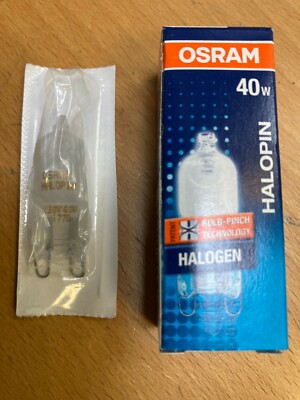 HOCHWERTIGER OSRAM HALOPIN 66740 40W MATT G9 25% HELLER ALS DER 