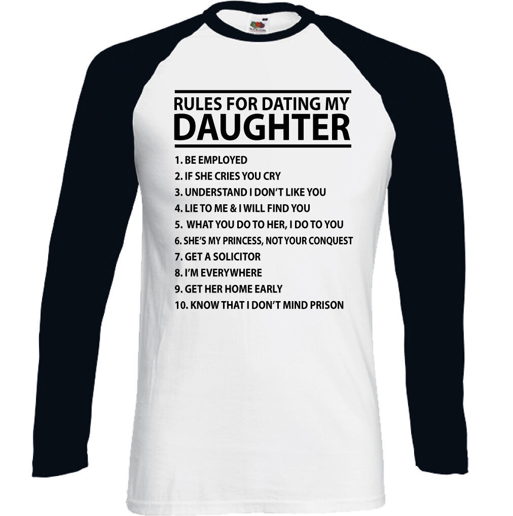 Mens Rules For Dating My Daughter Shirt Dad T Shirt Father's Gift Mens Rules For Dating My Daughter Shirt Dad T Shirt Father's Gift