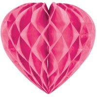 GroßEr Rosa Herzen Wabenball / Hochzeit Geburtstag Valentinstag Party Fest Deko