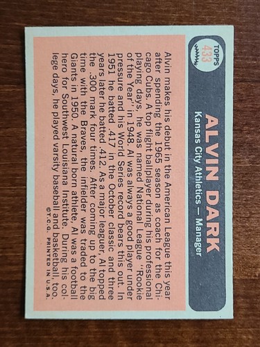 1966 Topps Baseball Cards Complete Your Set You Pick Choose Each #301 - 446 - Picture 179 of 197