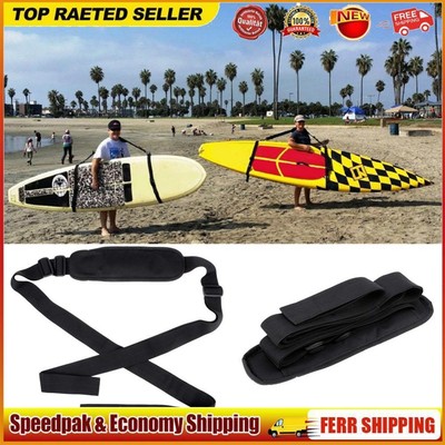 Adjustable Surfboard Shoulder Carrying Strap with Water Bottle Bag for Surf
