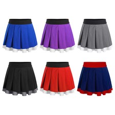 Kids Girls Skirt School Sportswear Cute Skirts Performance Skorts Party Golf