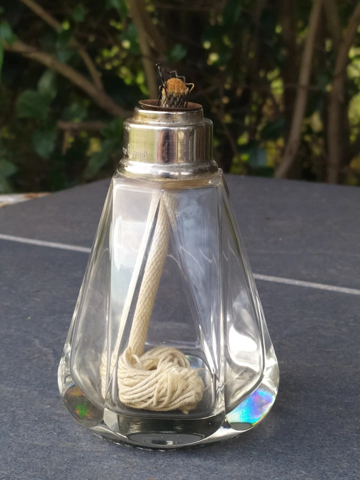 ANCIENNE LAMPE BERGER EN CRISTAL - Photo 3/4