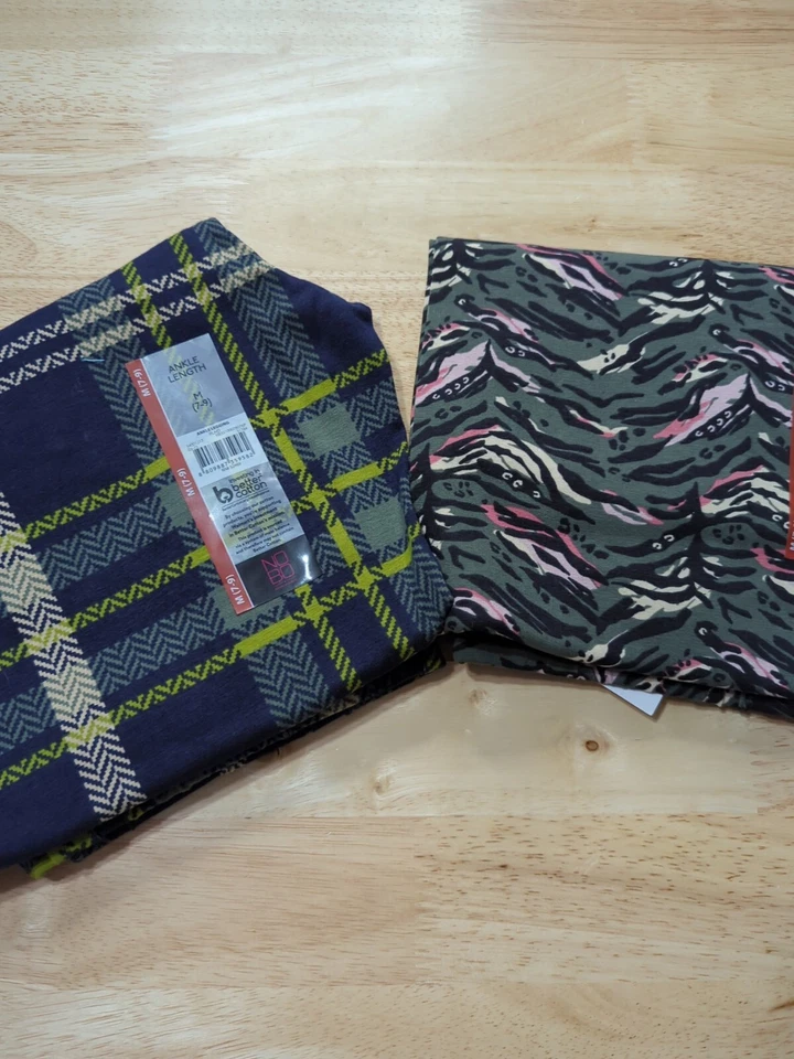 Leggings xadrez estampa animal 2 por US$ 20 sem limites média (7-9) - Imagem 2 de 4