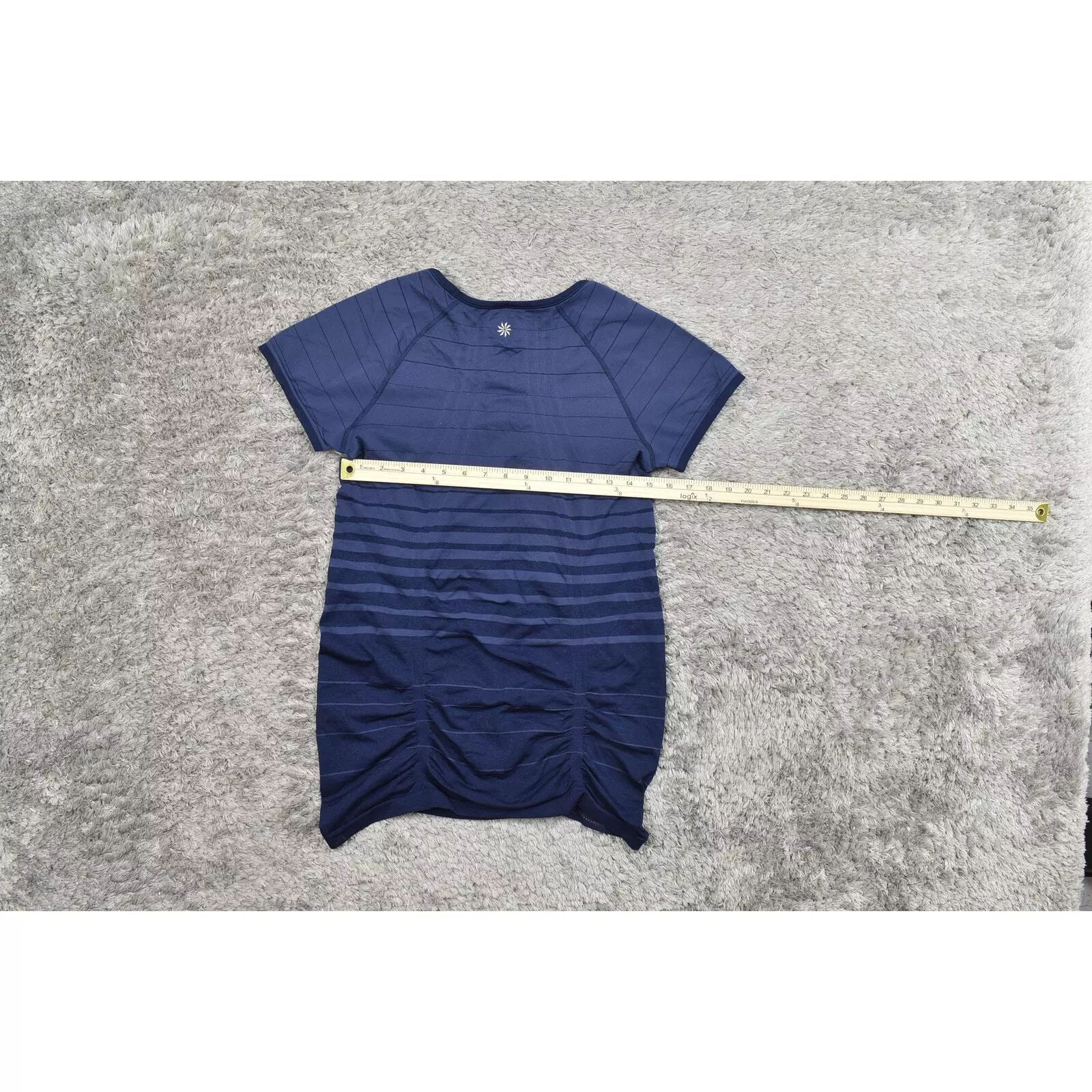 athleta polyester activewear preowned yoga gym run shirt