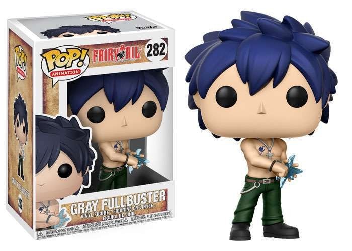 Funko Pop! Gray Fullbuster #282, Fairy Tail - DAMAGED BOX / pls READ