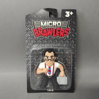 IRS Irwin R. Schyster Micro Brawlers WWE Mattel Elite Hasbro Wrestling Figur