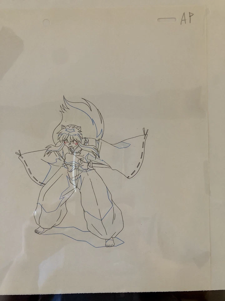 Inuyasha - Cel, background, and Douga. - Image 4 of 4