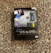 Roxio Easy VHS to DVD Converter For Mac - VHS, Hi8 and Video8 Tapes New Sealed