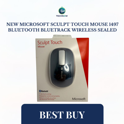 NEW Microsoft Sculpt Touch Mouse 1497 Bluetooth BlueTrack Wireless Sealed 