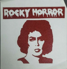 Rocky Horror Picture Show Logo Iron On Heat Transfer 8.5"x9" Choice Silver / Red