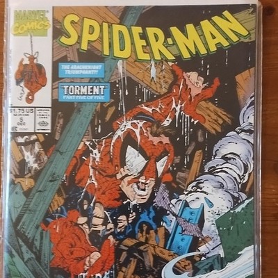 Marvel Comics Spider-Man #5 (1990) ''Torment'' Copper Age Todd McFarlane