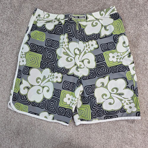 Gotcha Hawaii Boardshorts Herren 34 Blumen Badeanzug Badehose - Bild 8 von 10