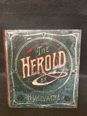 Vintage The Herold Smoked Sardines Country Store Tin Box Valvatne Sunde Norway
