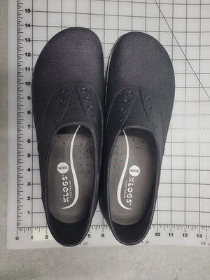 Klogs Footwear Men's Size 14 Shark clogs Textured Black Slip Resistant