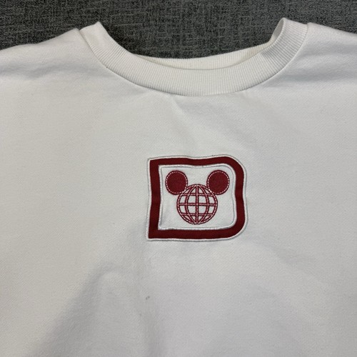 Walt Disney World Original Sweatshirt Womens 2XL White Red Mickey Ears Castle - Picture 4 of 10