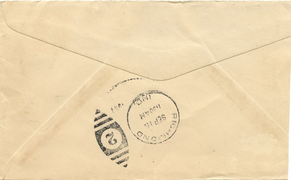1937 Special Delivery cover to the USA from Gananoque, ON - Image 2 of 2