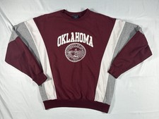 Vintage 90s Made In USA Jansport Oklahoma Pullover Sweater Red Mens XL Logo