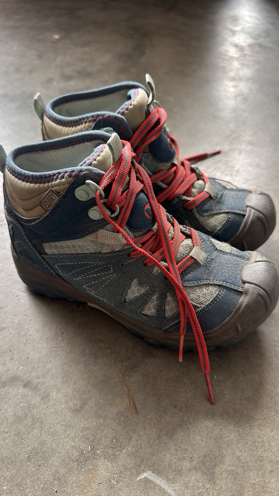 Merrell scarponi da trekking neutri medi impermeabili taglia 13 5