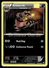 Krokorok 65/108 Uncommon Dark Explorers Pokemon LP