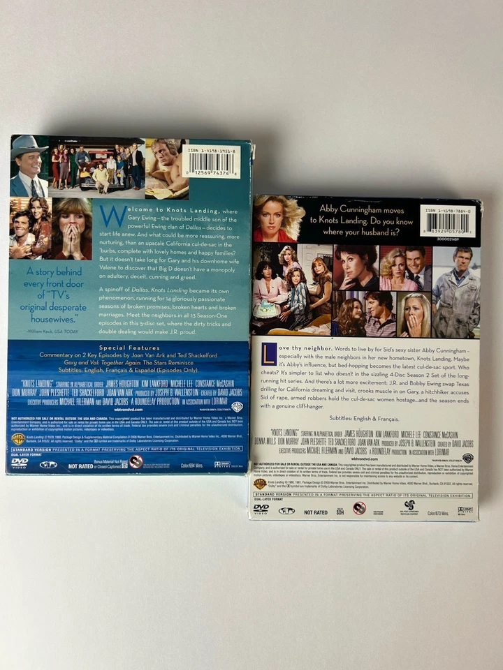 Knots Landing The Complete 1st and 2nd Season DVD Box Set Season One Season Two - Image 2 of 4