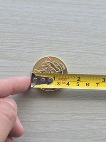 Nintendo Super Mario Challenge Coin Medal 24k Gold Plated 1:214 Enterplay NES GB