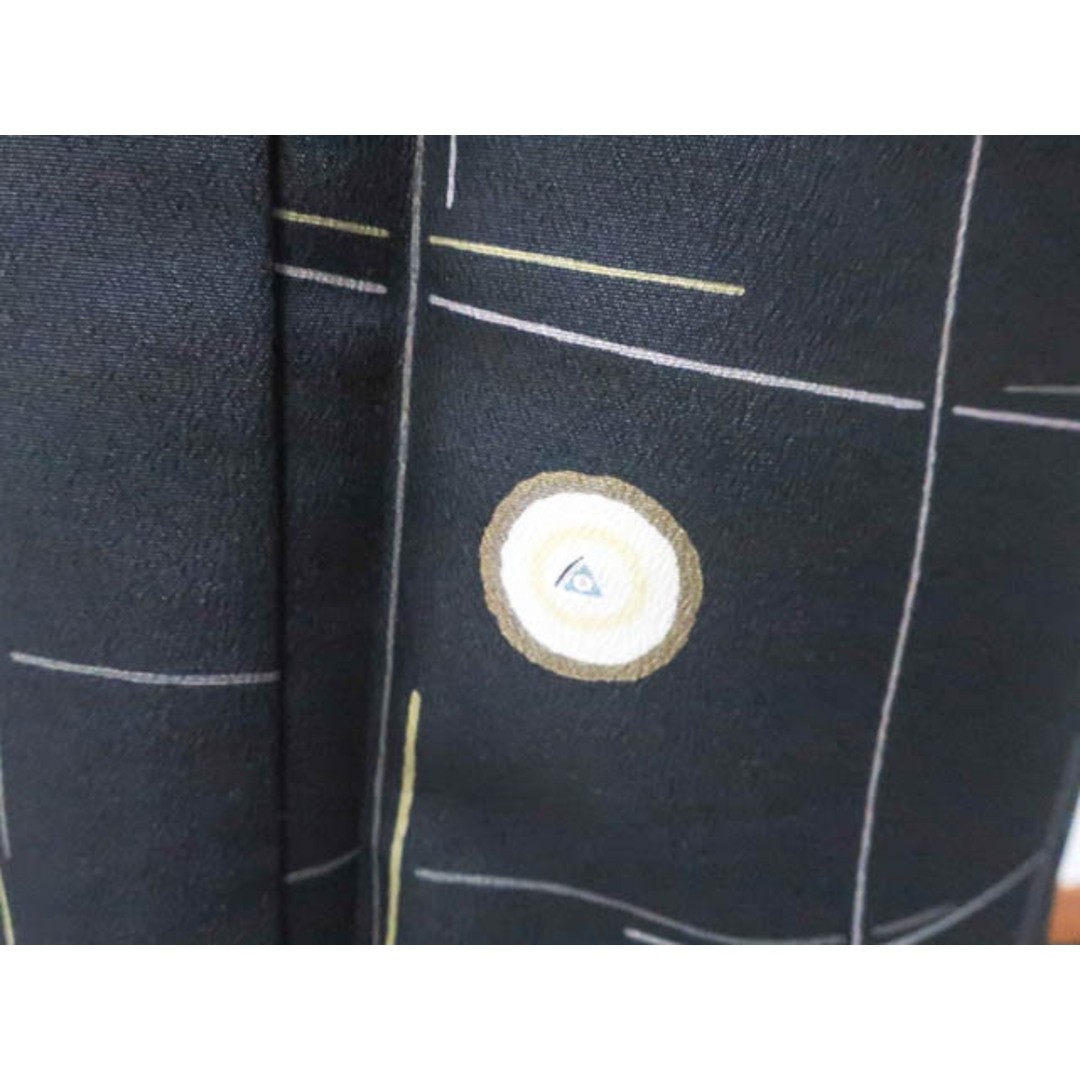 Geometric Kimono Small Pattern Washable Used Japan - image 4