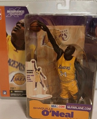 Shaquille O'Neal フィギュア コレクティブルカード付き 未開封 McFarlane's Shaquille O'Neal Series 2 Los Angeles Lakers Center