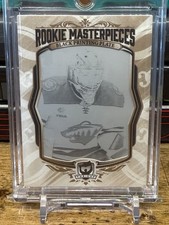 2024-25 UD The Cup Jesper Wallstedt Rookie Masterpieces Black Printing Plate 1/1