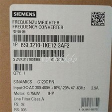 1X SIEMENS Inverter 6SL3210-1KE12-3AF2 6SL3 2...