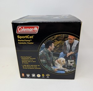 Coleman SportCat Catalytic Propane Heater 5035 Camping Hunting 1500 BTU