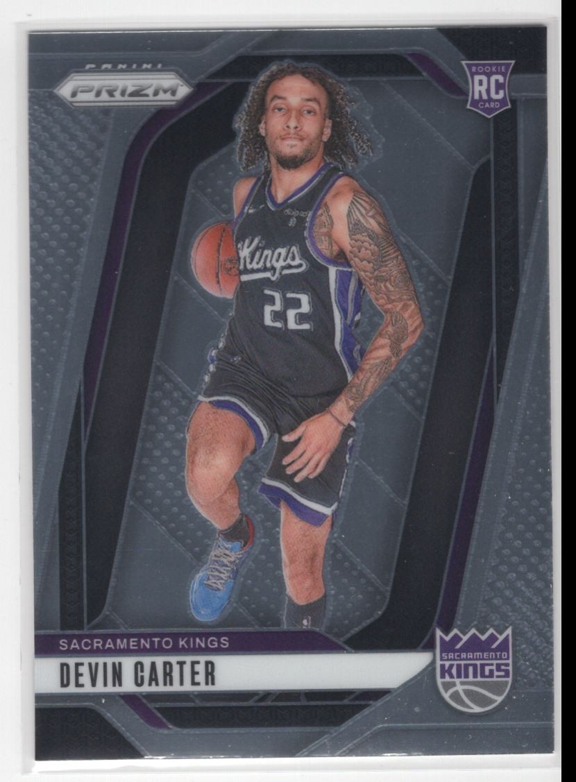 #231 Devin Carter 2024-25 Panini Prizm Base } RC Sacramento Kings