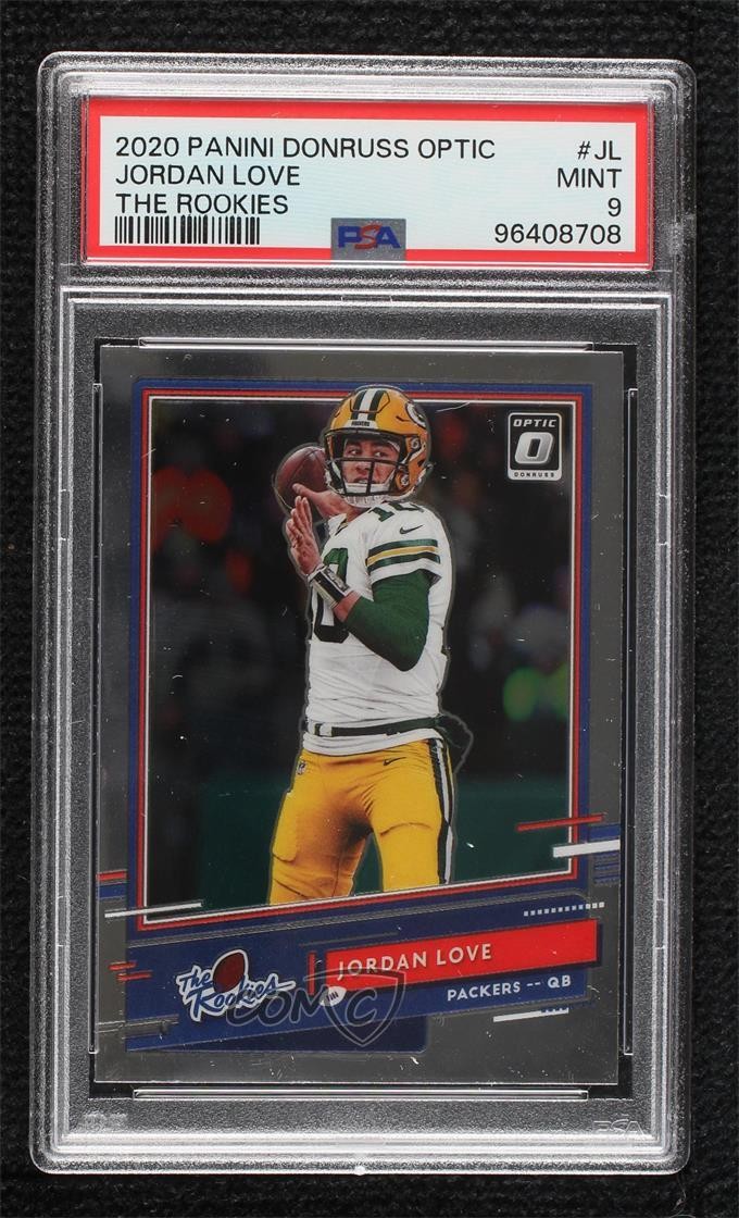 2020 Panini Donruss Optic The Rookies Jordan Love #TR-JL PSA 9 MINT RC 0e5i