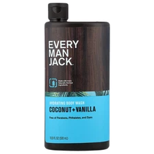 Hydrating Body Wash, Coconut + Vanilla, 16.9 fl oz (500 ml)